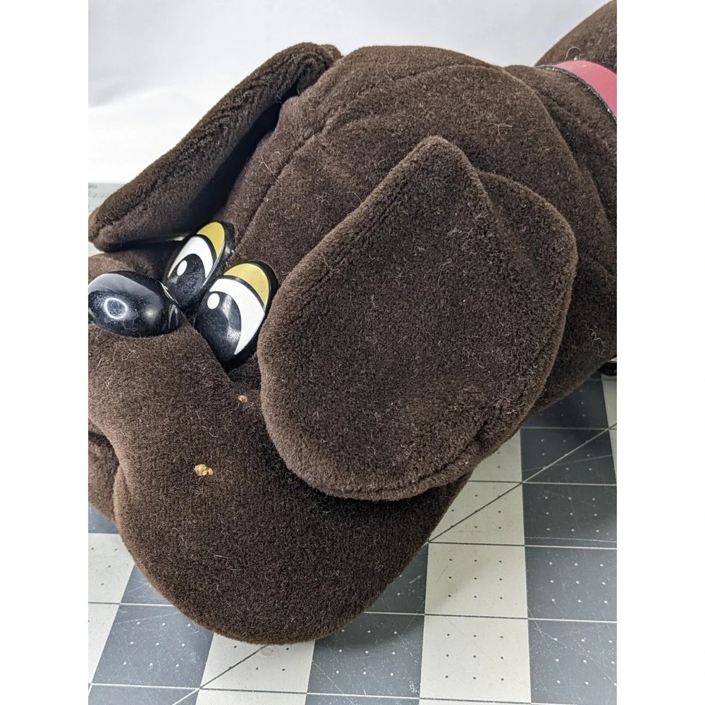 Tonka Pound Puppies Brown Dog Plush Collar 17 Inch ‎ 1985 Stuffed Animal Toy